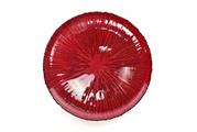 PIATTO PIANO IN VETRO FIESTA 28CM COLORE ROSSO GLITTER