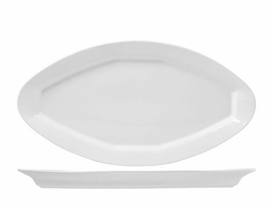 PIROFILA OVALE NAPOLI BIANCO SAGOMATA 42X22CM