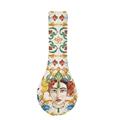 POGGIAMESTOLO MELAMINA 27 CM DECORO CALTAGIRONE