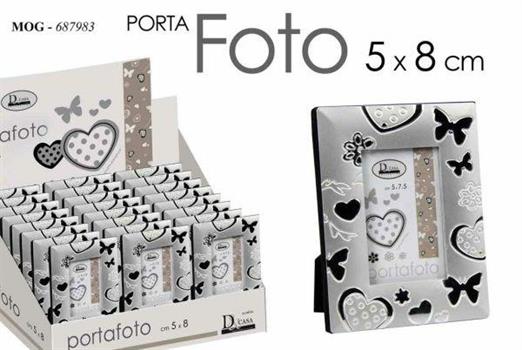 PORTA FOTO 5X8CM DECORO FARFALLE