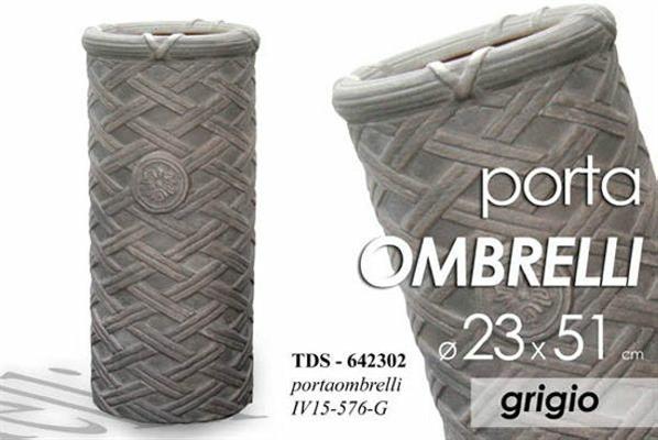 PORTAOMBRELLI CERAMICA 50CM COLORE GRIGIO