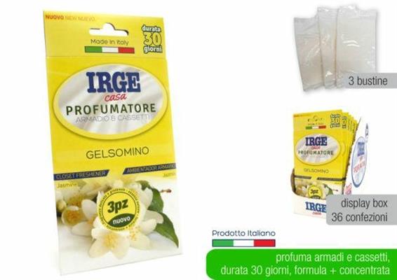 PROFUMATORE BUSTINE 3PZ GELSOMINO IRGE