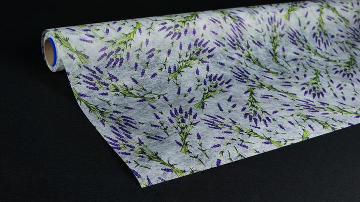 ROTOLO DECOFIBRA 53X9MT ART. 0490 DECORO LAVANDA