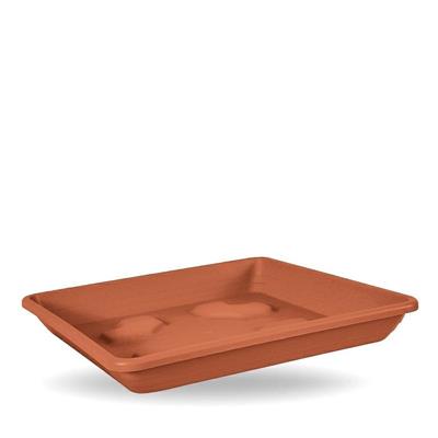 SOTTOVASO QUADRATO 12 CM COLORE TERRACOTTA