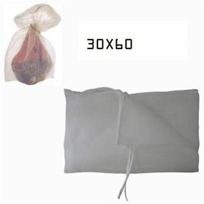 SACCO RETINATO PER PROSCIUTTO 30X60CM IN POLIETILENE