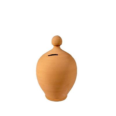 SALVADANAIO TERRACOTTA ARTIGIANALE 1° MISURA 16 CM