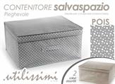 SCATOLA TNT 60X40X30CM DECORO POIS COLORI ASS.