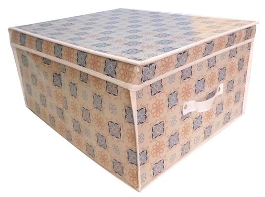 SCATOLA PORTABIANCHERIA TNT 50X40X25CM MEDITERRANEO