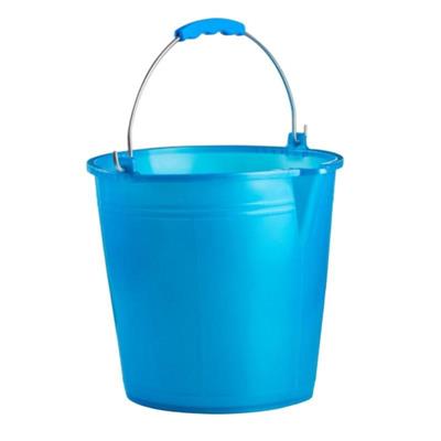 SECCHIO 10 LT AZZURRO ECOPLAST