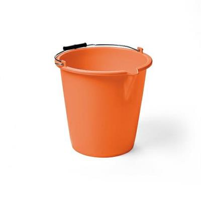 SECCHIO POLIETILENE CON BECCO 17LT COL. ARANCIO