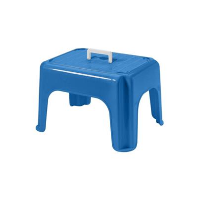 SGABELLO MEDIO CON MANIGLIA COLORE AZZURRO