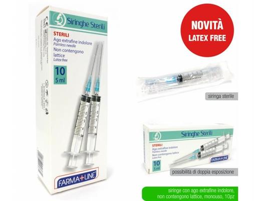 SIRINGA STERILE 5ML CONF.10PZ