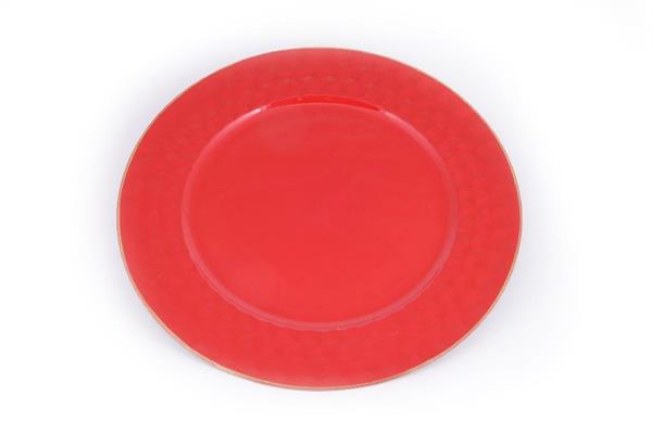 SOTTOPIATTO ROMBUS IN PLASTICA D.33CM COLORE ROSSO