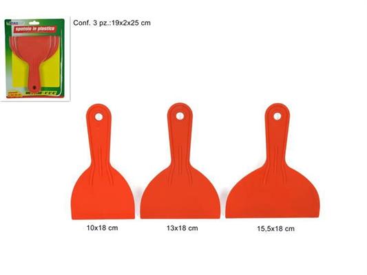 SPATOLA PLASTICA SET 3PZ