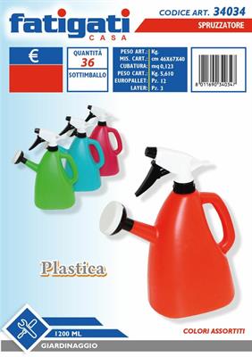 SPRUZZINO PLASTICA 1200ML