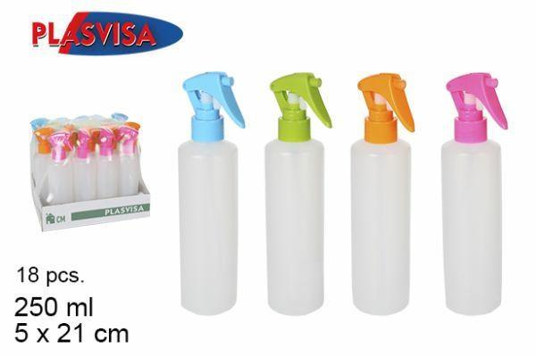 SPRUZZINO IN PLASTICA 250ML COLORI ASS.