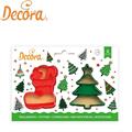 STAMPO TAGLIAPASTA IN PLASTICA ALBERO E SCARPONE SET 2 PZ