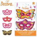 STAMPO TAGLIAPASTA PLASTICA MASCHERA SET 2 PZ 11 X 6 CM