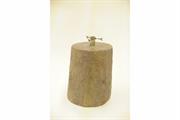 BASE PER ALBERO GRANDE CON SUPPORTO IN METALLO 35X35X46,5CM