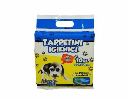 TAPPETINI IGIENICI 60X60CM CONF. 10PZ