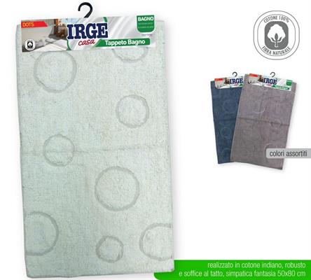 TAPPETO BAGNO 50X80CM DOTS