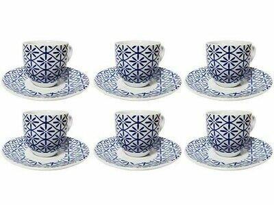 TAZZA CAFFE' POMPEI CON PIATTINO CONF.6PZ