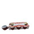 TAZZA DA BAR BASSA COLORE MARRONE CONF. 6PZ