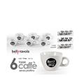 TAZZA CAFFE' 80 ML SENZA PIATTINO CONF. 6 PZ ASS