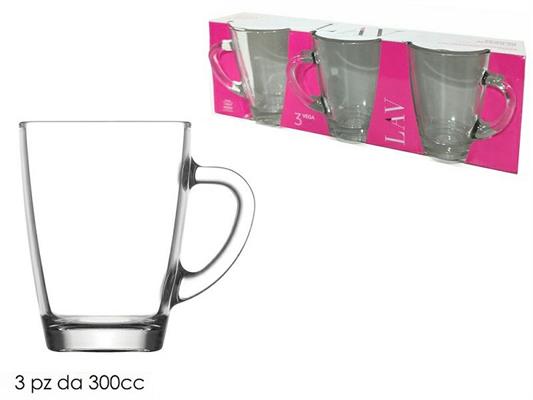 TAZZA MUG VEGA 300 CC SET 3 PZ