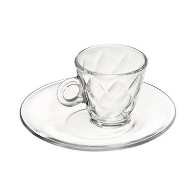 TAZZA CAFFE' ESPRESSO CON PIATTINO KALEIDO SET 6 PZ