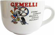 TAZZA JUMBO 450CC DECORO GEMELLI