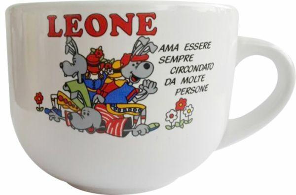 TAZZA JUMBO 450CC DECORO LEONE