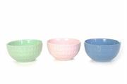 TAZZA CEREALI A RILIEVO MIRAGE COLORI ASS. 14,3XH7,5CM