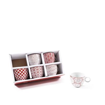 TAZZA CAFFE' SENZA PIATTINO PORCELLANA CONF. 6 PZ