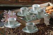 TAZZA CAFFE' CON PIATTINO CONF.6PZ