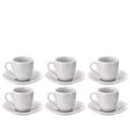 TAZZA CAFFE' PORCELLANA SET 6 PZ