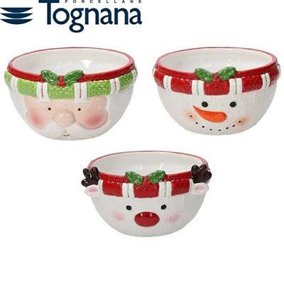 TAZZA BOLO 15 CM NATALE HOLLY JOLY