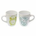 TAZZA MUG SET 2PZ DECORO OROLOGI