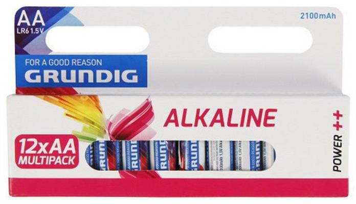 BATTERIE ALCALINE GRUNDIG 12PZ AA STILO