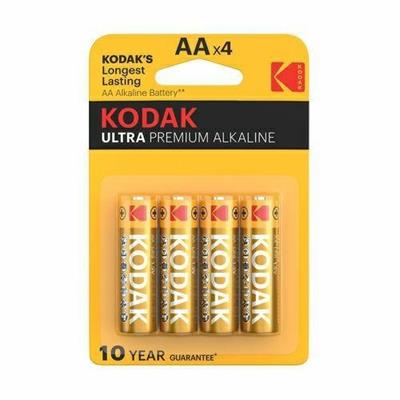 BATTERIA KODAK STILO ULTRA PREMIUM ALKALINE 1,5V 4PZ