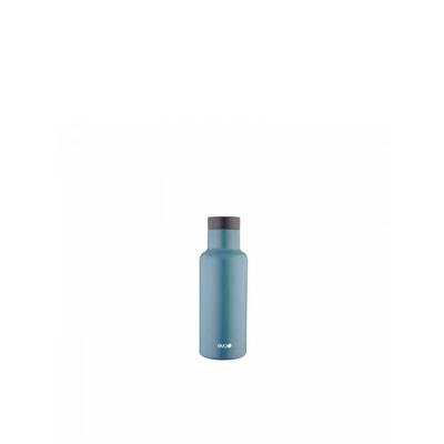 THERMOS ISOLANTE PETROLIO OPACO CON TAPPO AUTOMATICO 450 ML