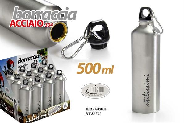 THERMOS BORRACCIA 500ML CON MOSCHETTONE