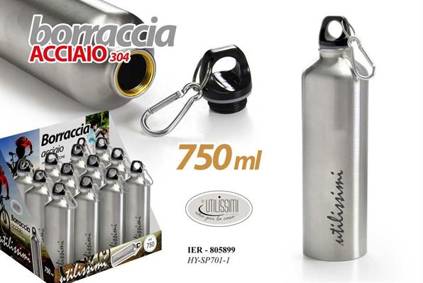 THERMOS BORRACCIA 750ML CON MOSCHETTONE