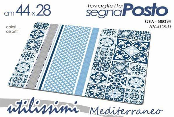 TOVAGLIETTA MEDITERRANEO 44X28CM COLORI ASS.