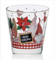 BICCHIERE ACQUA 250CC CONF.6PZ DECORO CHRISTMAS GNOME