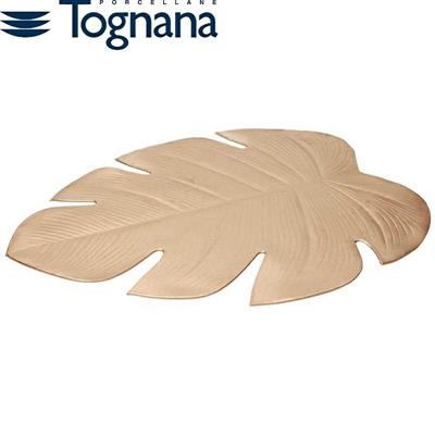 TOVAGLIETTA RETTANGOLARE 48 X 38 CM PLACEMAT FOGLIA ORO