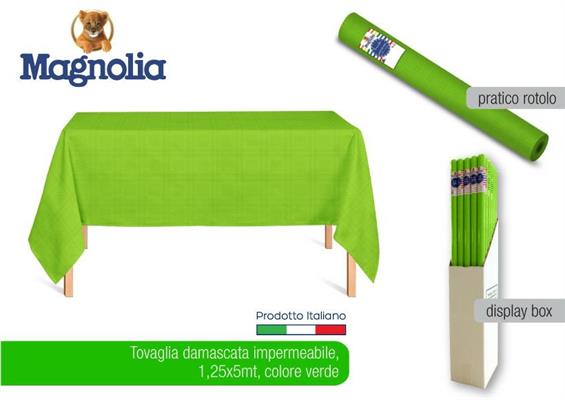 TOVAGLIA CARTA 120X5MT COLORE VERDE MELA