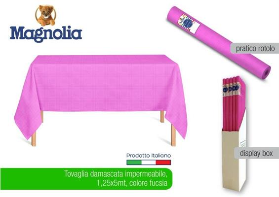 TOVAGLIA CARTA 120X5MT COLORE FUCSIA