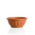 VASO CIOTOLA ALBA CON SOTTOVASO CM 20 TERRACOTTA