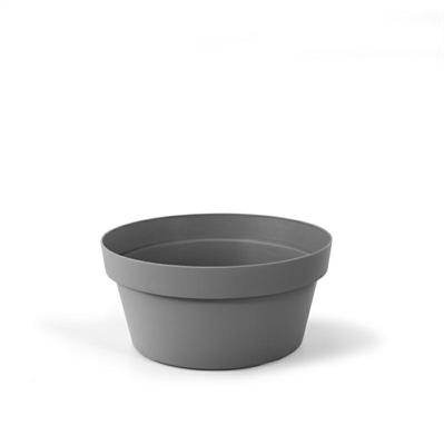 VASO CIOTOLA MELROSE 25 CM COLORE GRIGIO